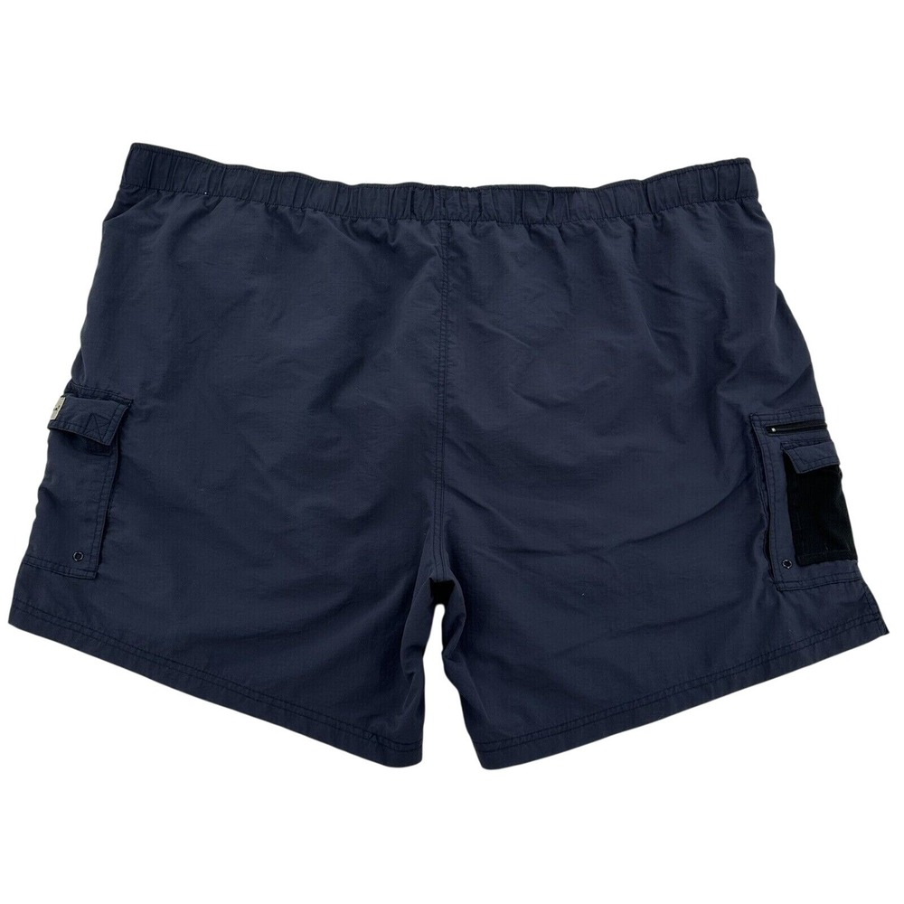 Hook & Tackle Mens 4X Large Navy Cargo Fishing Shorts Quick Dry Nylon Outdoors